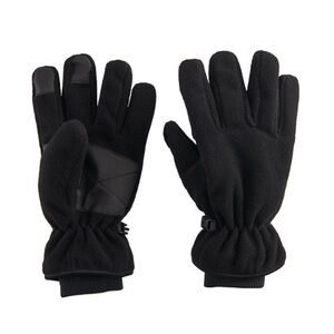 Men's Tek Gear Black Warm Tek Touchscreen Micro Fleece Gloves L/XL